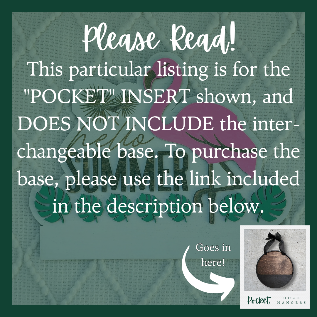 "Hello Summer" Pocket Insert