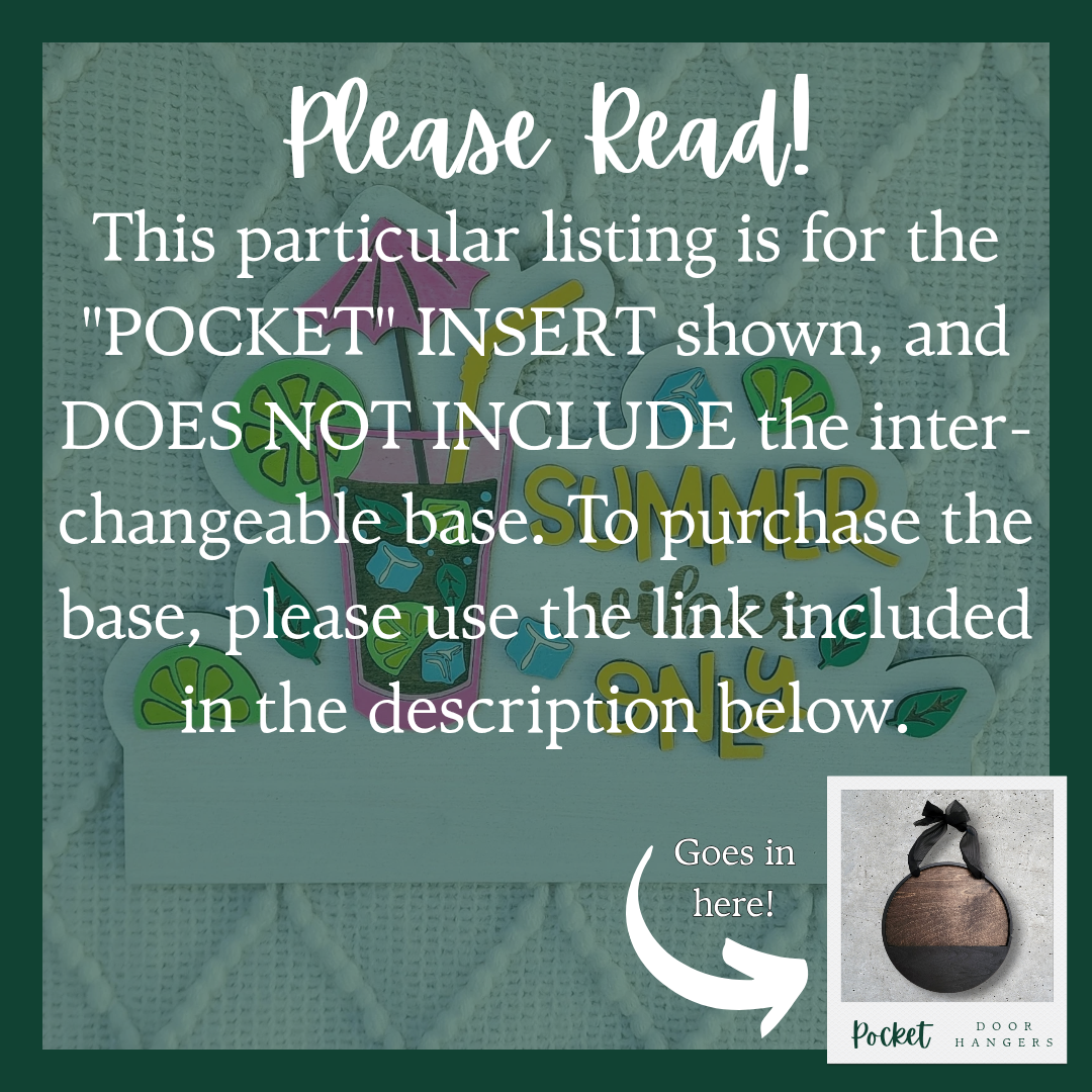 "Summer Vibes" Pocket Insert