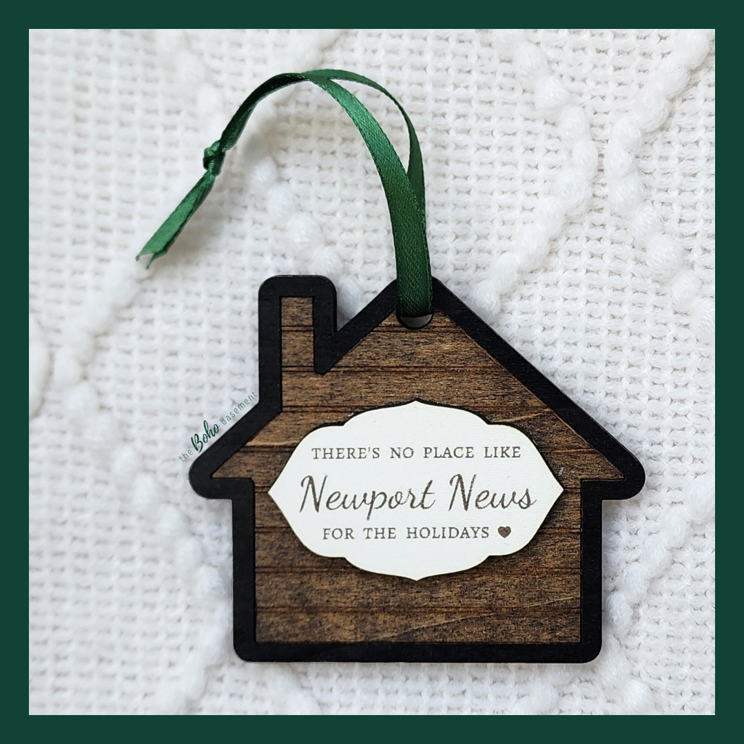 "Newport News ~ No Place Like Home" Ornament