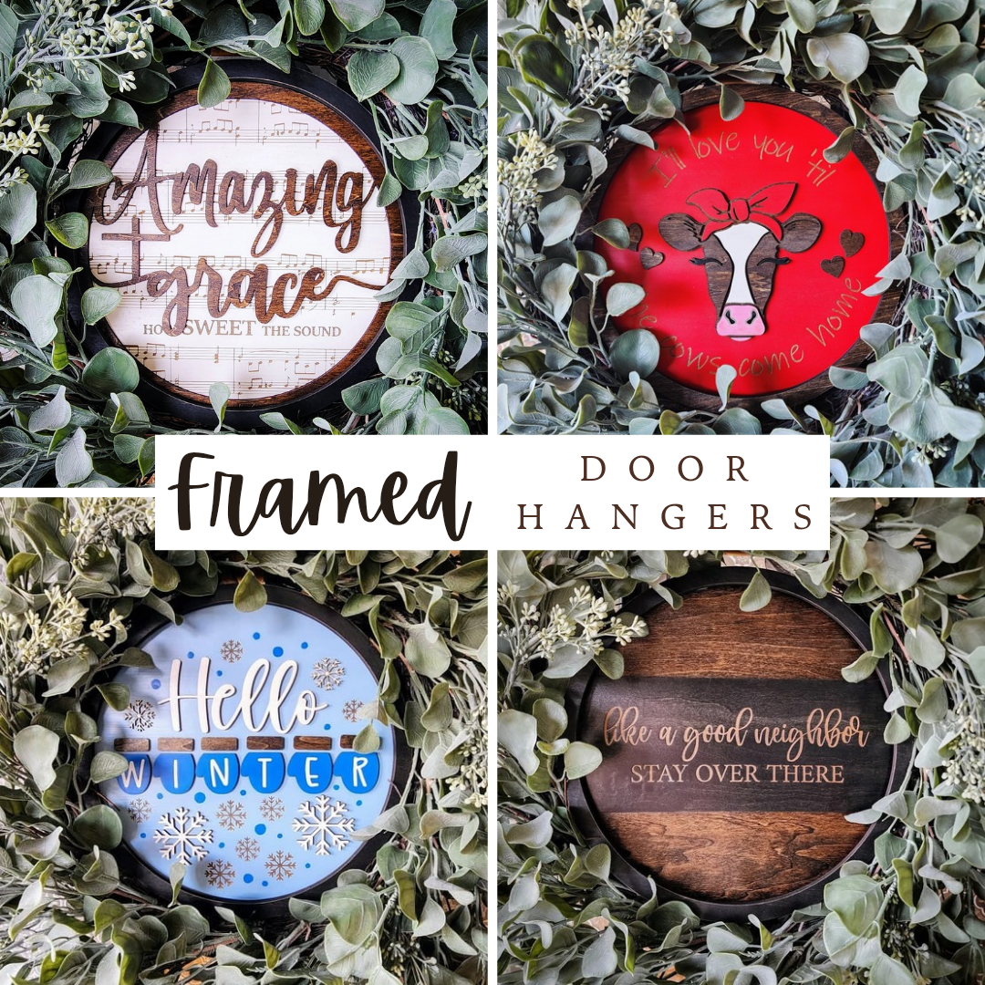 "Framed" Door Hangers (& their Inserts)