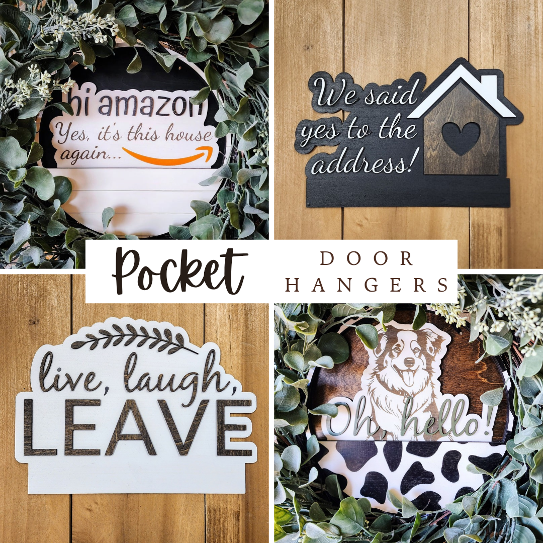 "Pocket" Door Hangers (& their Inserts)