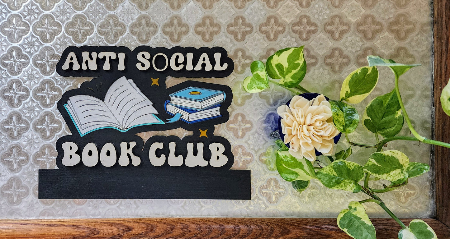 "Anti-Social Book Club" Insert