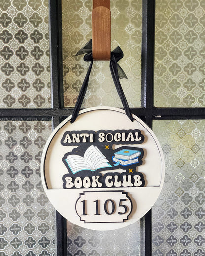 "Anti-Social Book Club" Insert