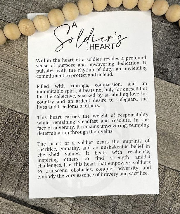 "A Soldier's Heart" Story Ornament