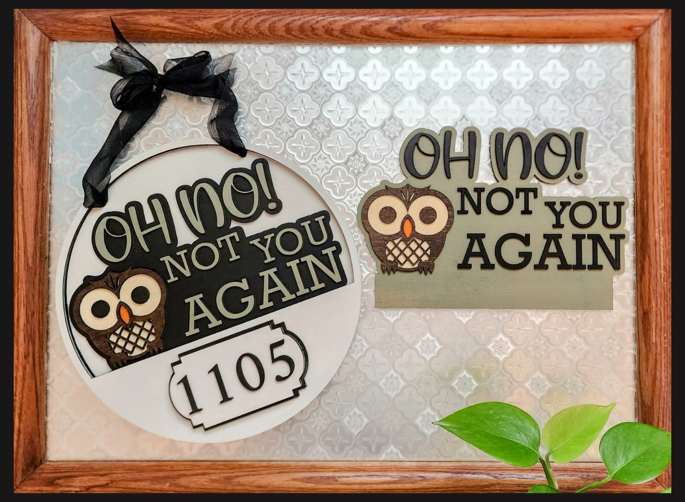 "Not You Again" Insert