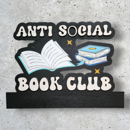 "Anti-Social Book Club" Insert