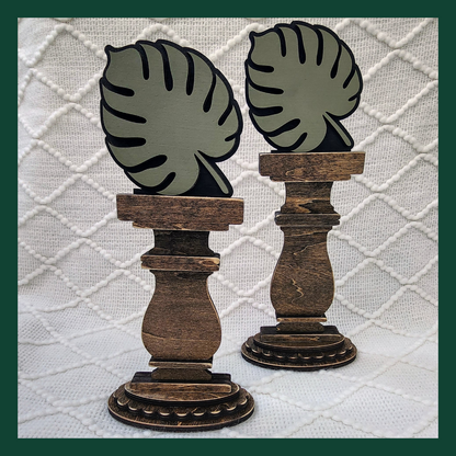 Monstera Leaf ~ Spindle Insert
