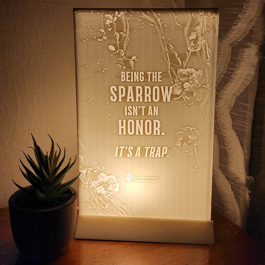"Shield of Sparrows" Novel Light