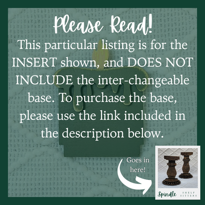 Sage Candle ~ Spindle Insert