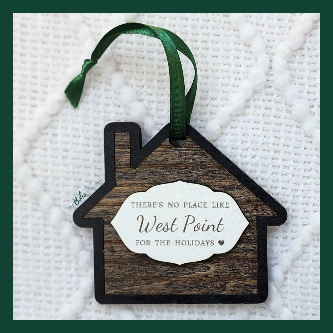 "West Point ~ No Place Like Home" Ornament