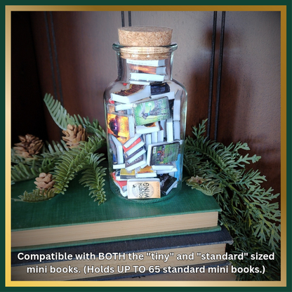 8oz Round Jar w/Cork Lid