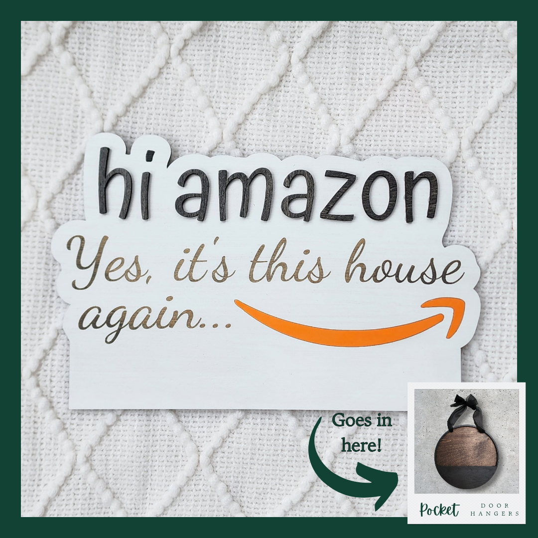 "Hi Amazon" Pocket Insert