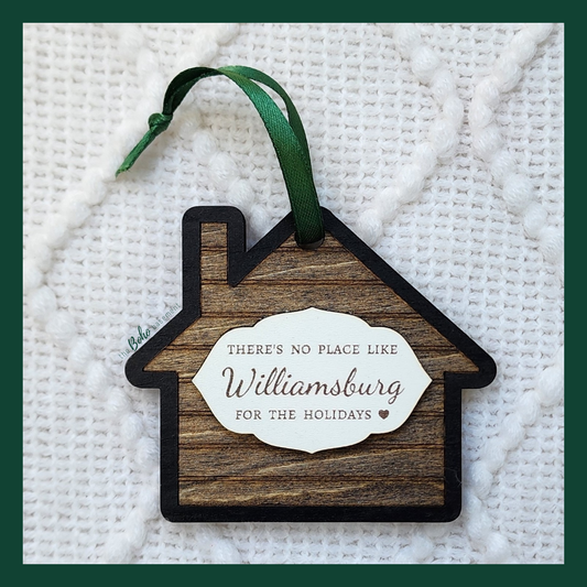 "Williamsburg ~ No Place Like Home" Ornament