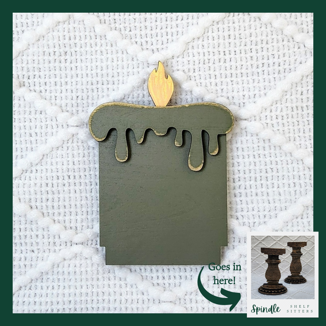 Sage Candle ~ Spindle Insert