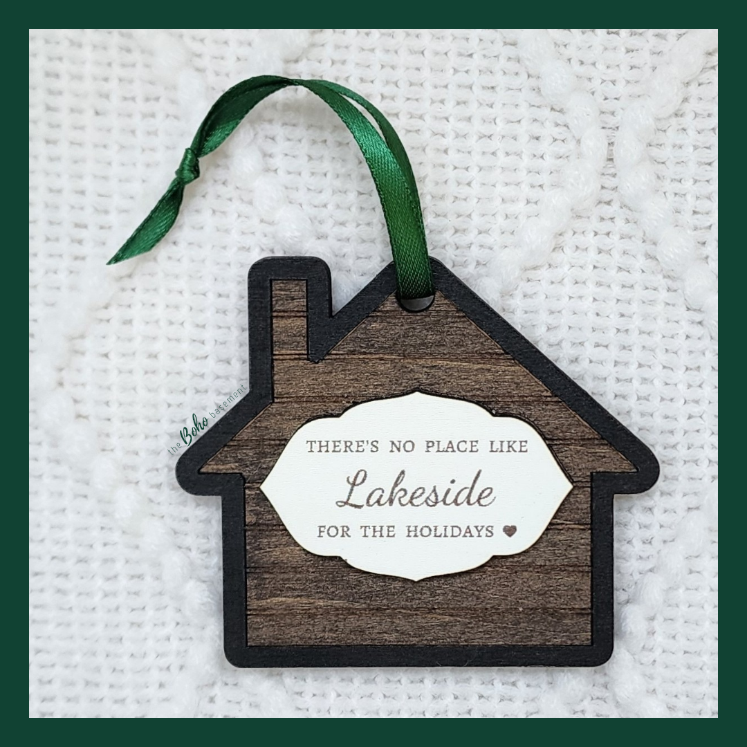 "Lakeside ~ No Place Like Home" Ornament